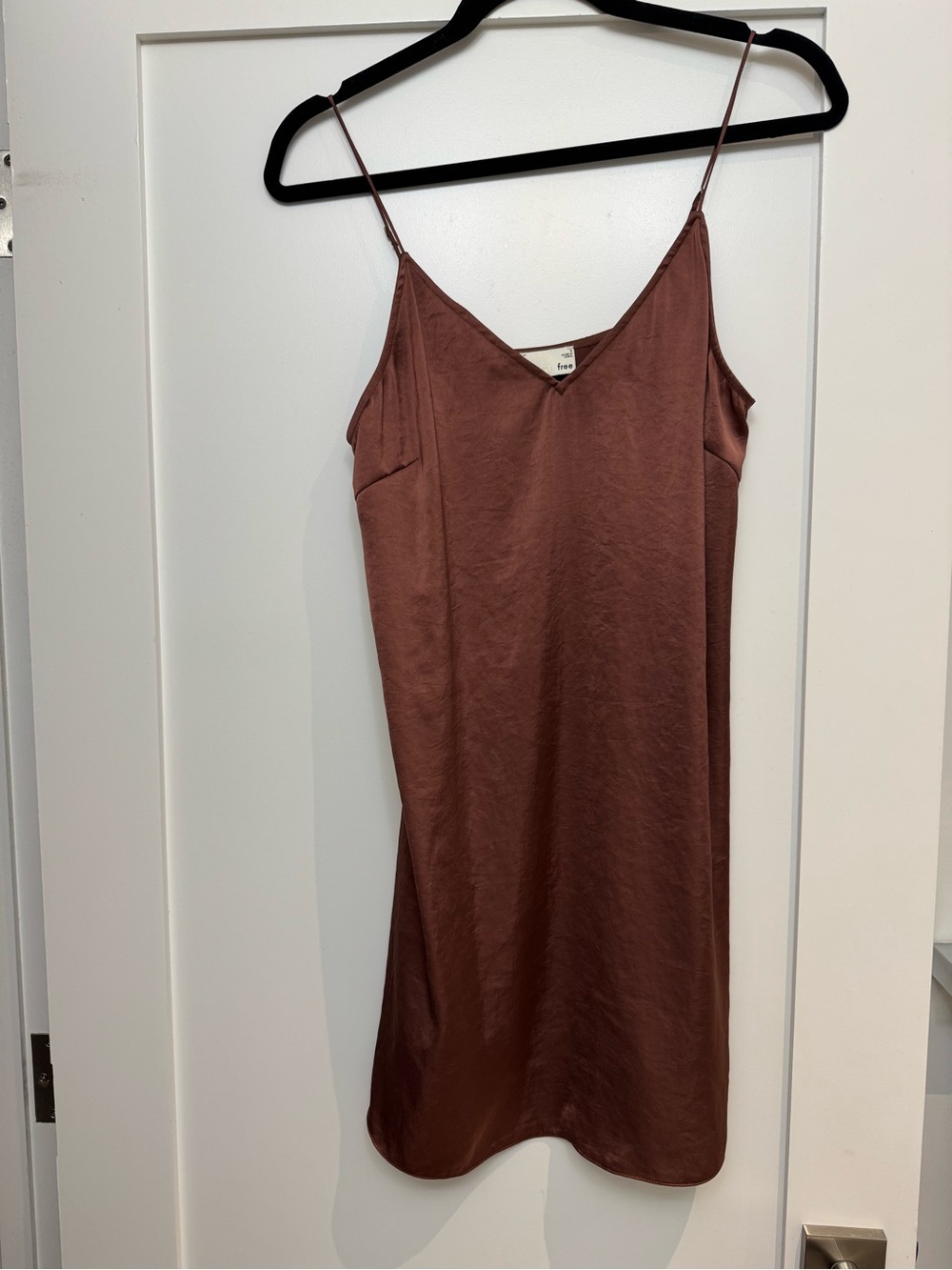 Wilfred Satin Slip Chemise in Dusty Mauve - Picture 2 of 7
